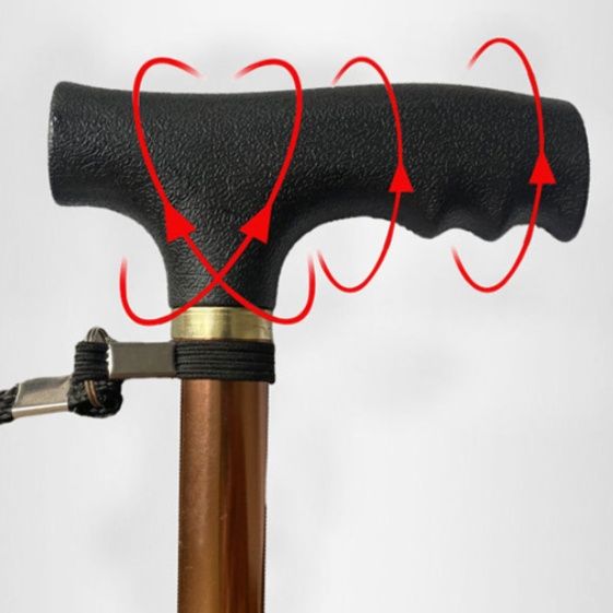 伸縮式高度調節可能折りたたみ松葉杖