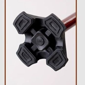 高級木製調単脚長さ調節可能 身長対応型松葉杖