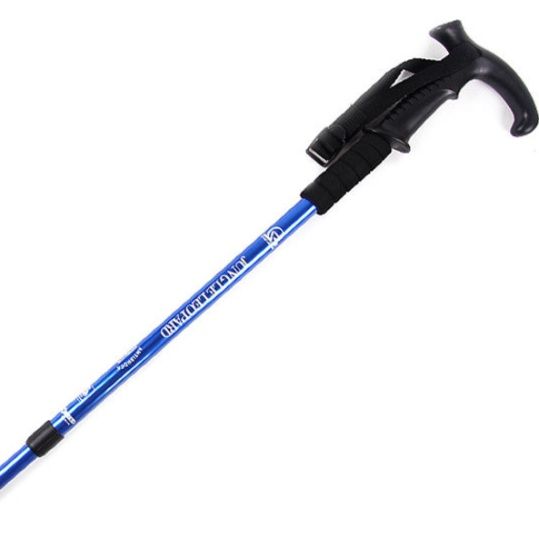 軽量伸縮式3段4段調節登山杖