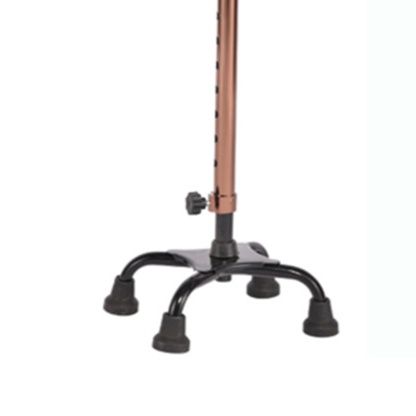 杖 四点支持型高さ調節機能付き軽量ウォーキング杖