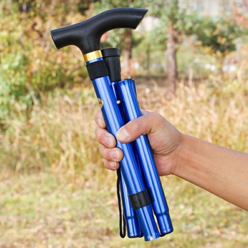 杖 軽量折りたたみ式携帯ウォーキング杖