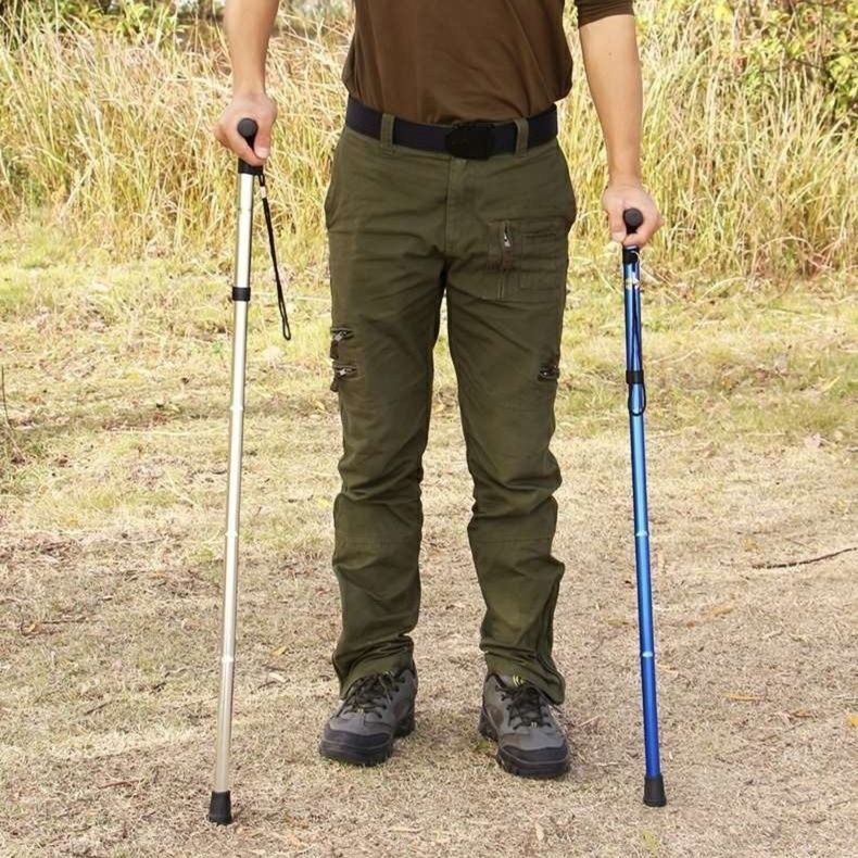 杖 軽量折りたたみ式携帯ウォーキング杖