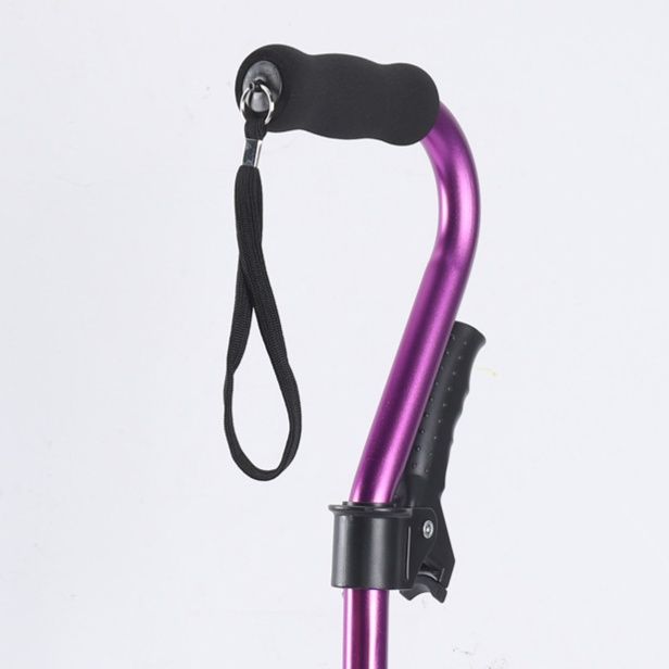 杖 四点支持脚伸縮式折りたたみ杖