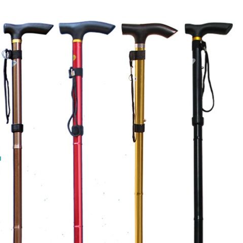杖 五段階調節折りたたみ式軽量ウォーキング杖