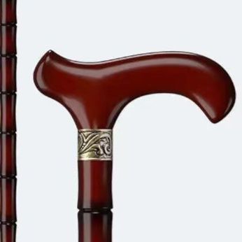 杖 高級天然木製四脚切替式ウォーキング杖