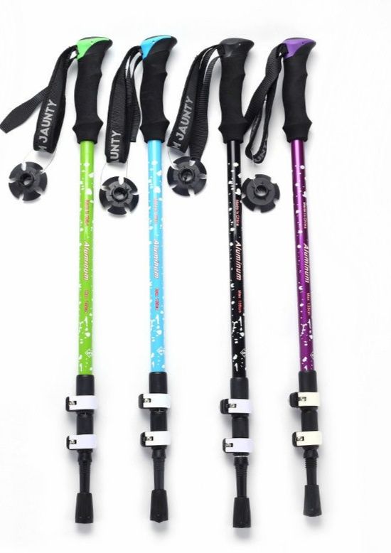 軽量アルミ製伸縮式登山杖トレッキングポール