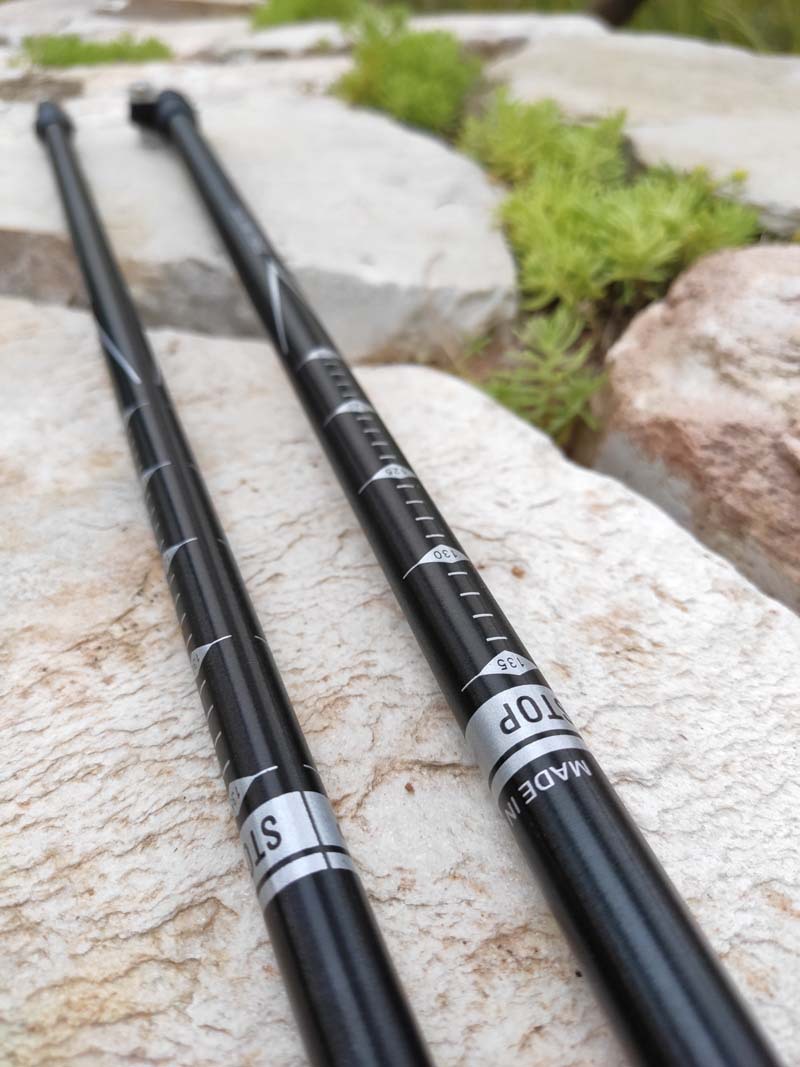 軽量アルミ合金製伸縮式登山杖三段調節機能付