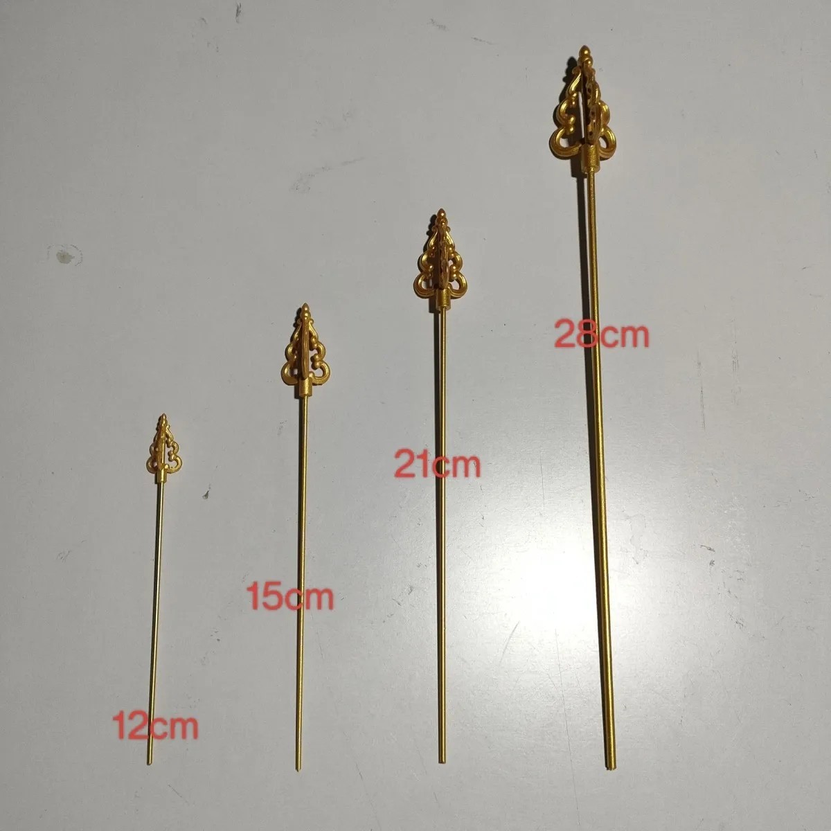 杖 金属製装飾錫杖ミニチュア四種類セット 錫杖|杖専門通販 Tsuely