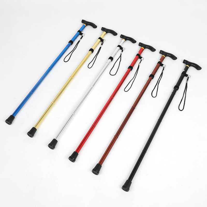 杖 軽量伸縮式登山用ステッキ