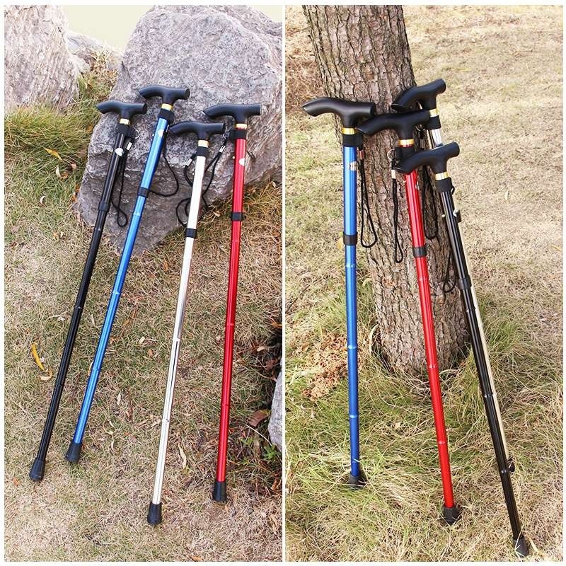 杖 軽量折りたたみ式携帯ウォーキング杖