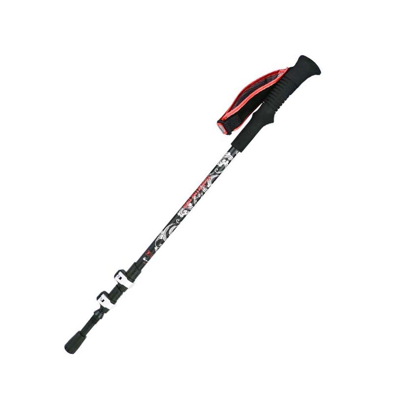 軽量アルミ合金製伸縮式登山杖三段調節機能付