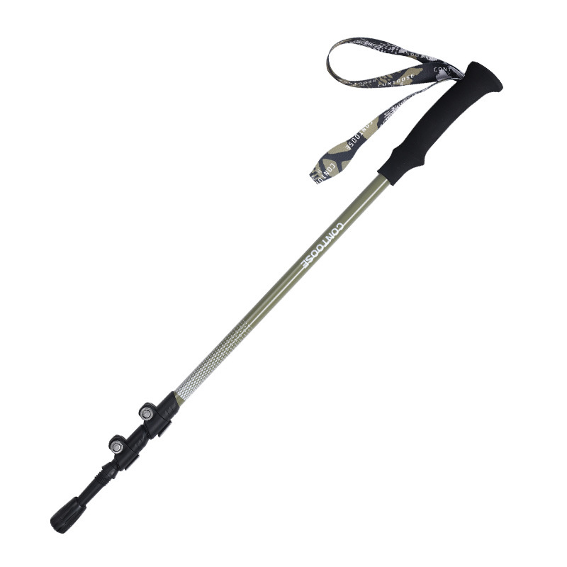 伸縮式軽量登山の杖長さ調節可能 携帯便利
