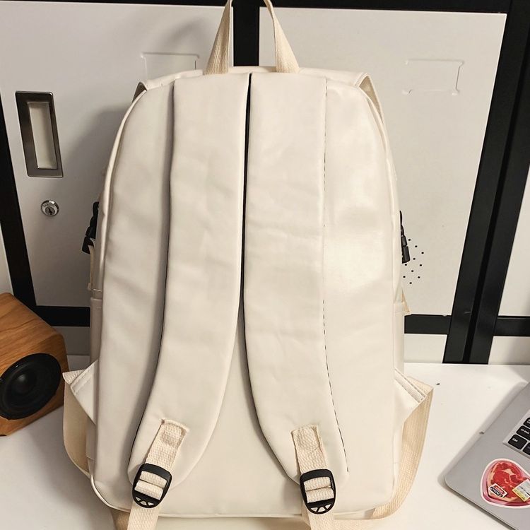 巾着 合成皮革シンプルデザイン巾着リュックサック