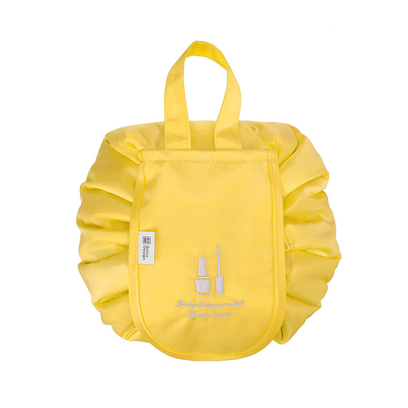 巾着 大容量化粧品収納巾着型トラベルポーチ