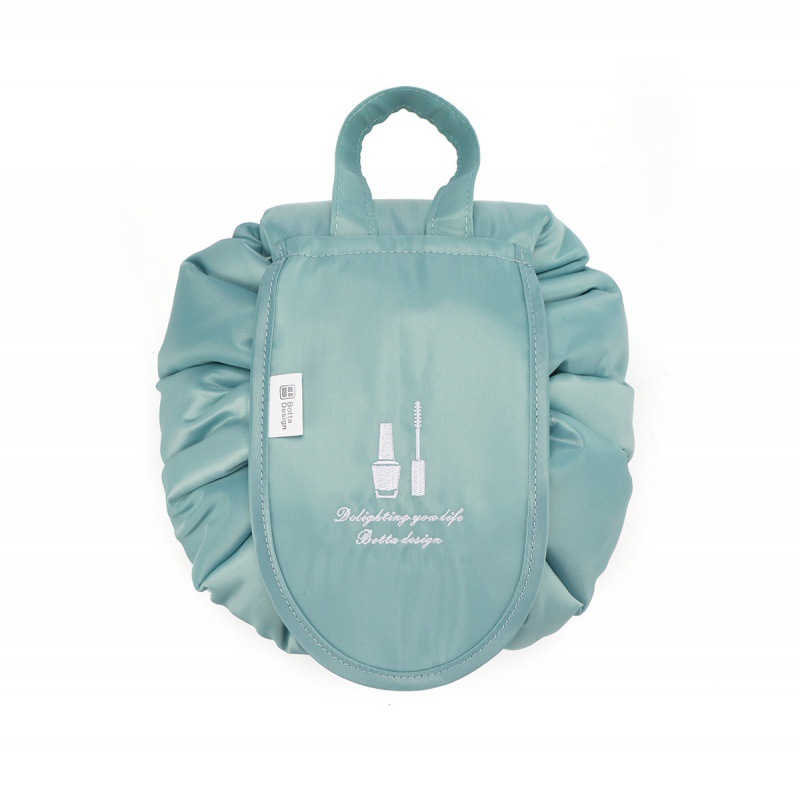 巾着 大容量化粧品収納巾着型トラベルポーチ