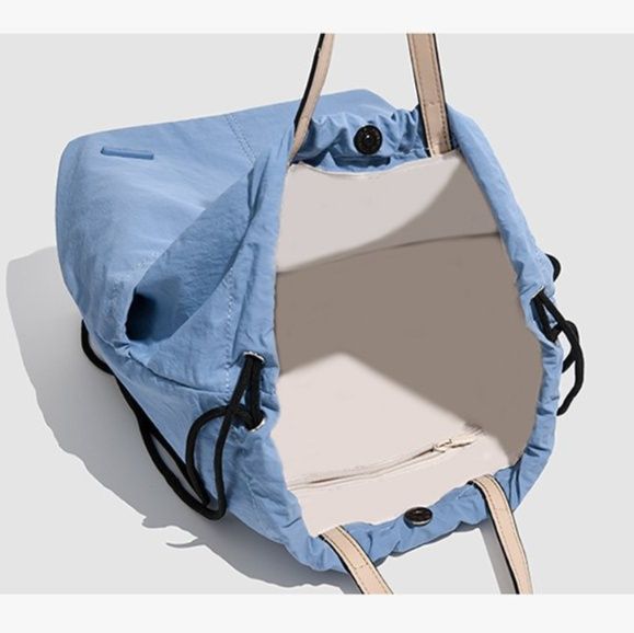 巾着 軽量ナイロン巾着リュック二way仕様