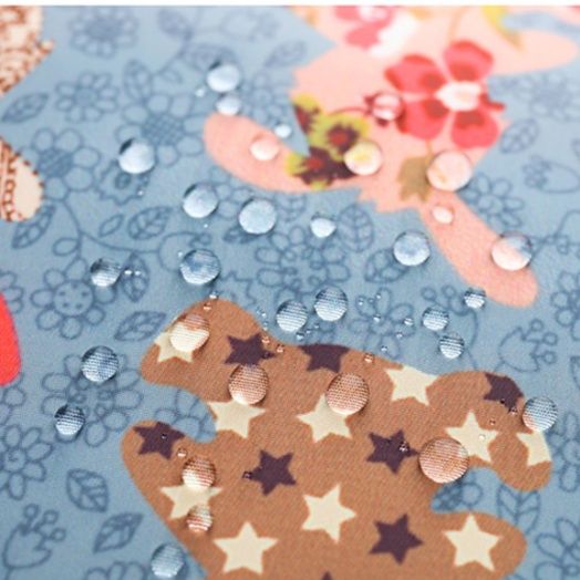 巾着 うさぎ柄刺繍のかわいい巾着リュック