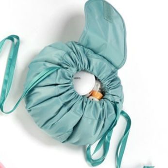 巾着 大容量化粧品収納巾着型トラベルポーチ