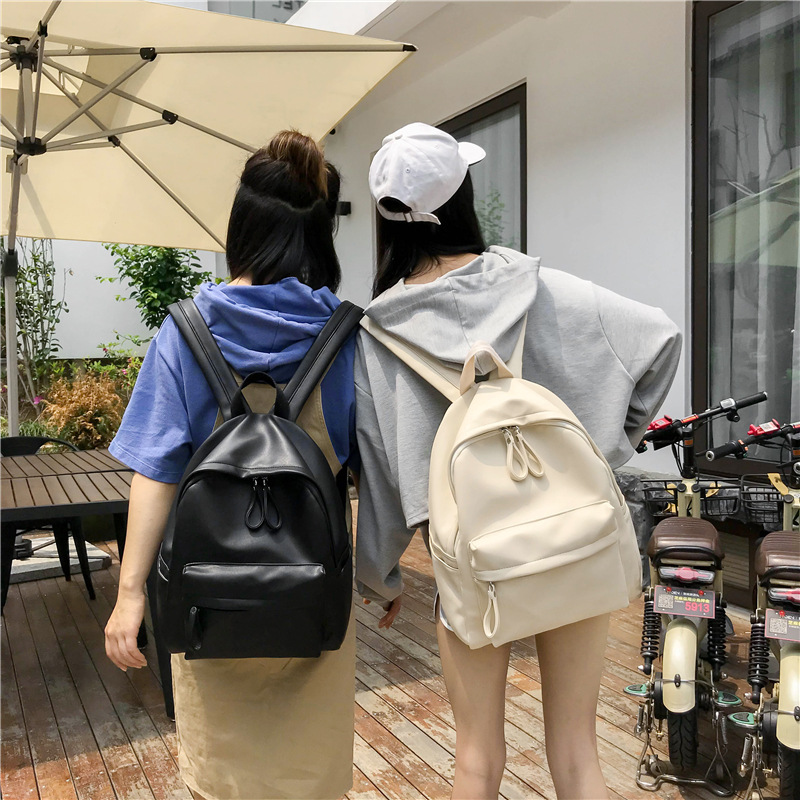 巾着 シンプル大容量デイリー背負い鞄