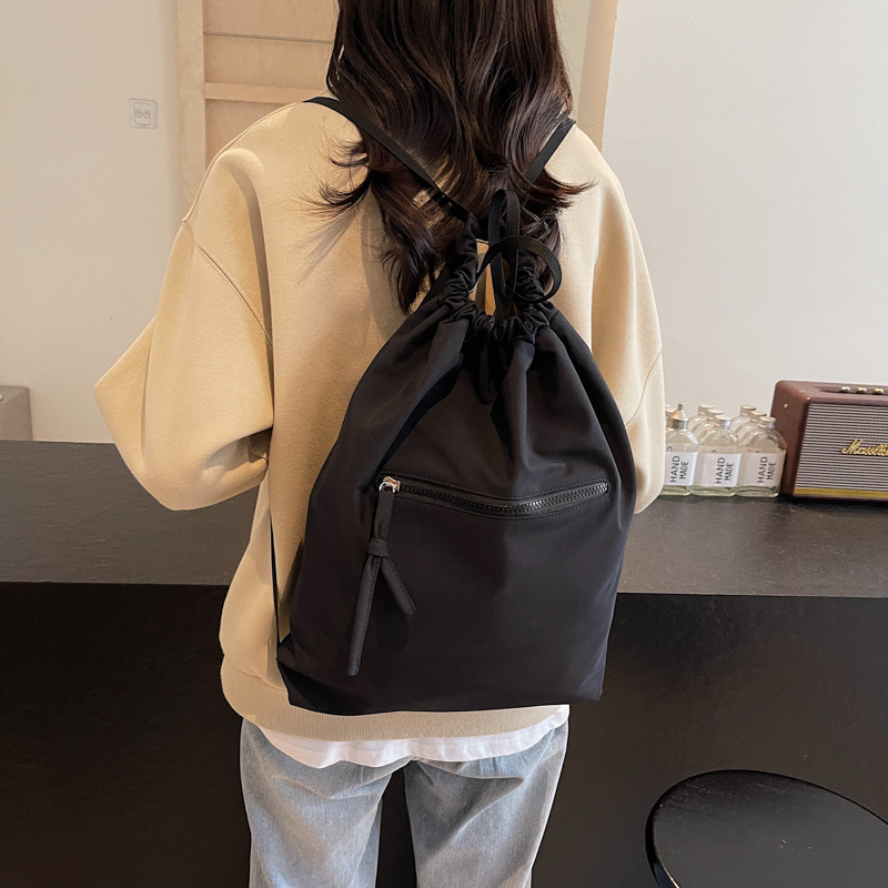 巾着 シンプルデザイン巾着型リュックサック