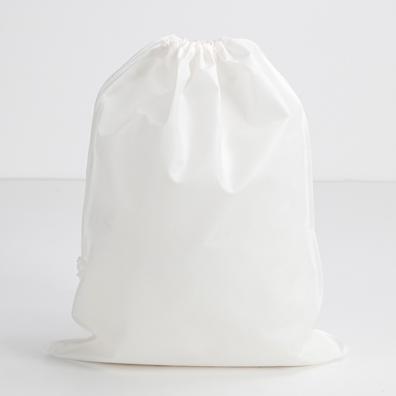 巾着 なめらかサテン調巾着ポーチ五色組