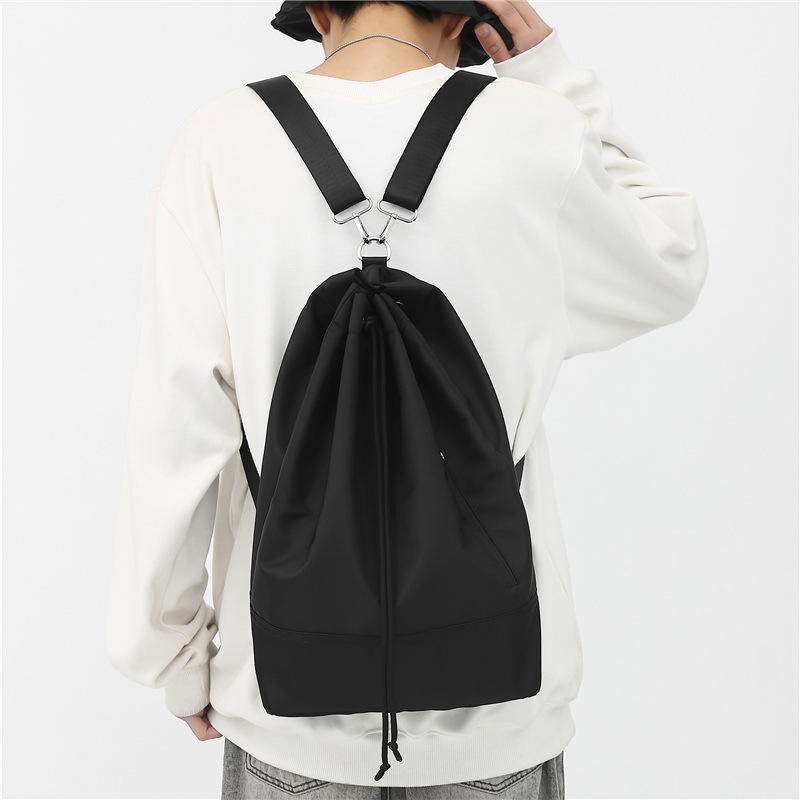巾着 大容量シンプル巾着リュックサック