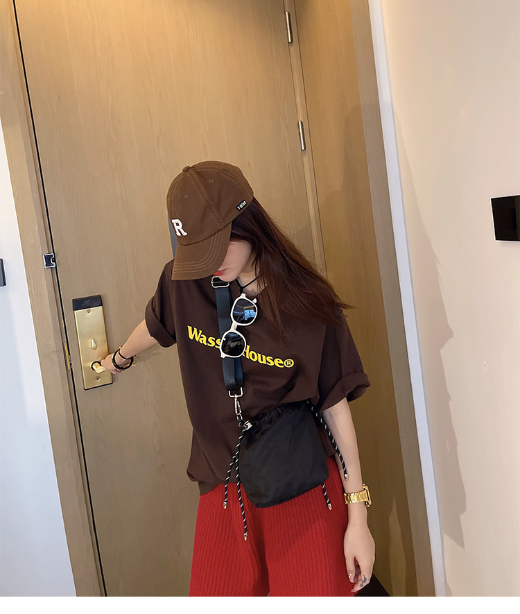 巾着 シンプル巾着ショルダーかばん