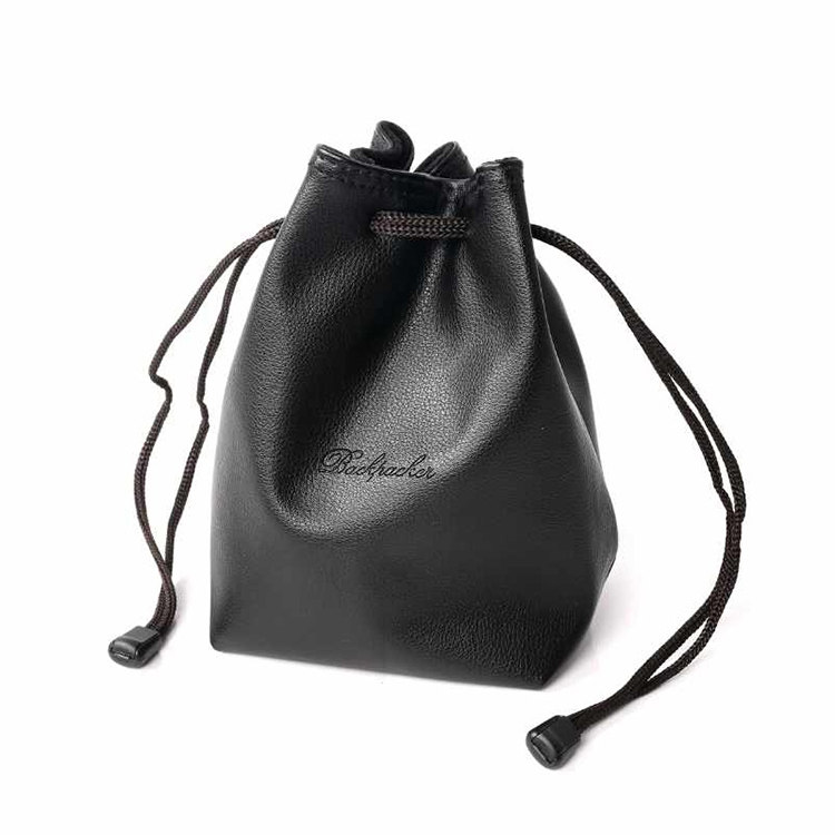 巾着 本革シンプル巾着ポーチ