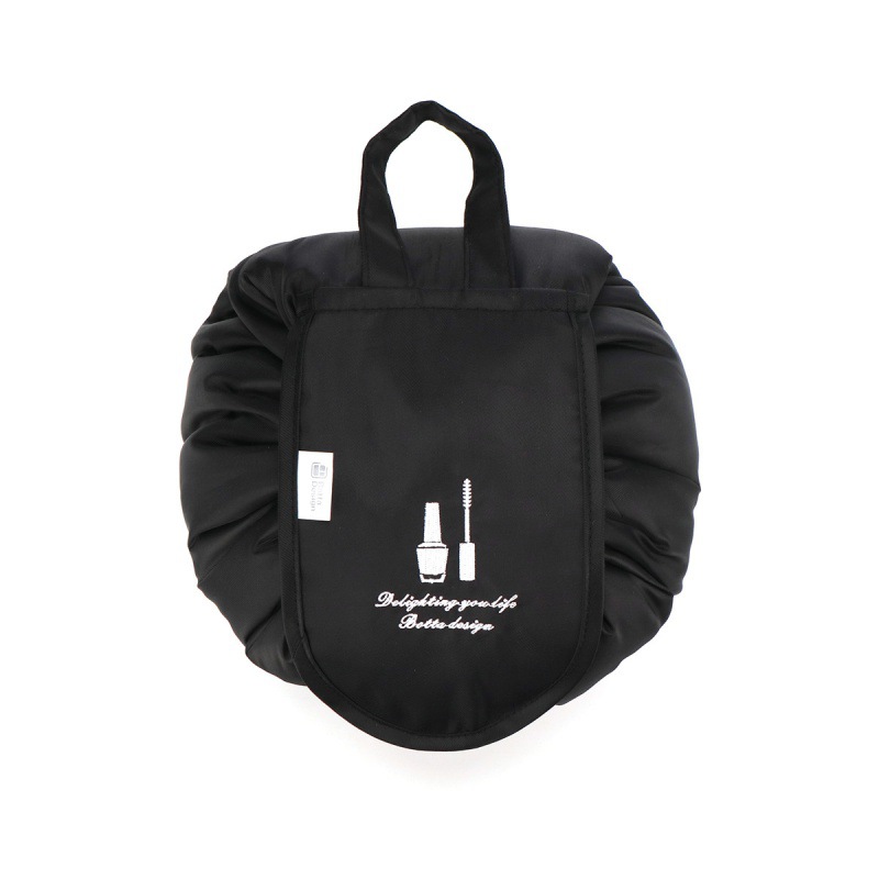 巾着 大容量化粧品収納巾着型トラベルポーチ