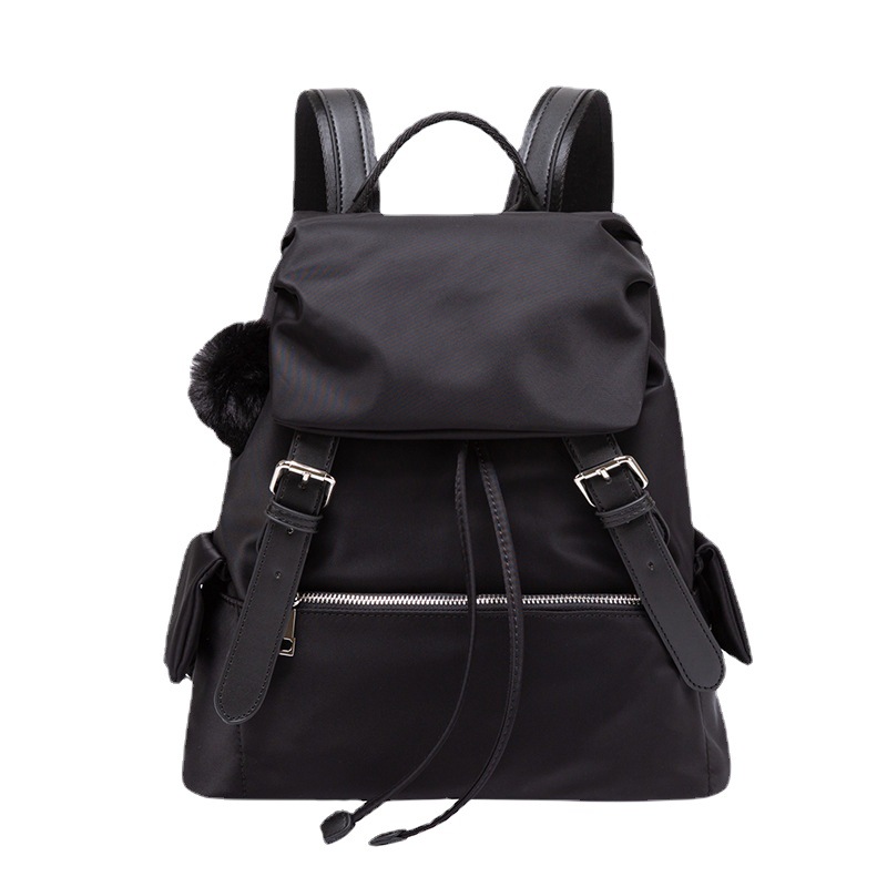 巾着 ファー付き巾着型リュックサック多機能ポケット