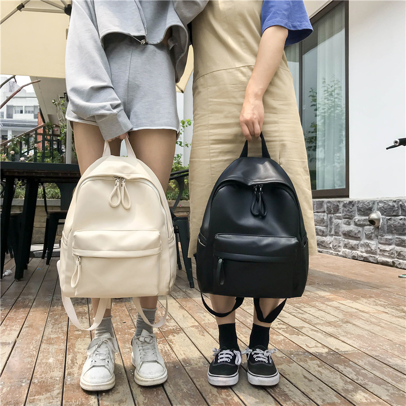 巾着 シンプル大容量デイリー背負い鞄