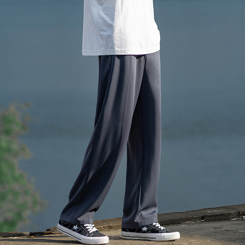 ワイドタックパンツ ゆったりシルエット快適パンツ