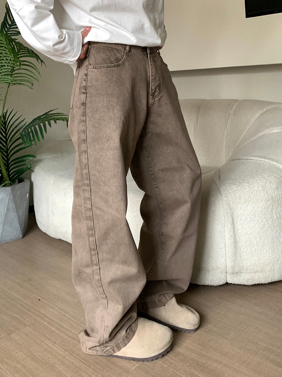 ワイドタックパンツ 大人の余裕タックパンツ