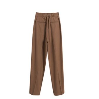 ワイドタックパンツ ゆったり美脚タックドレープパンツ