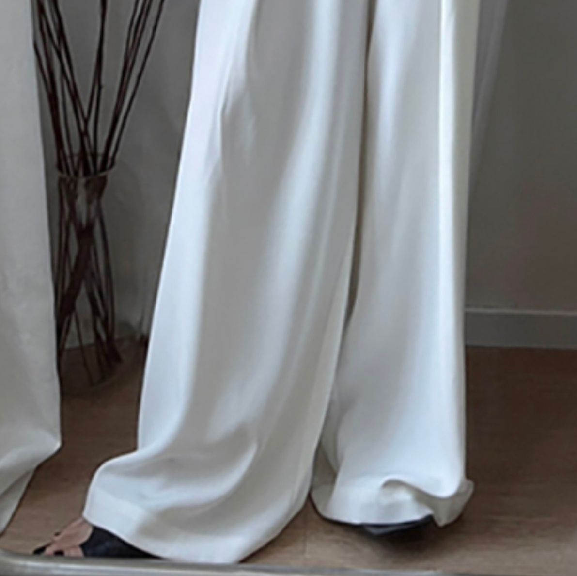 ワイドタックパンツ 極上とろみワイドタックパンツ