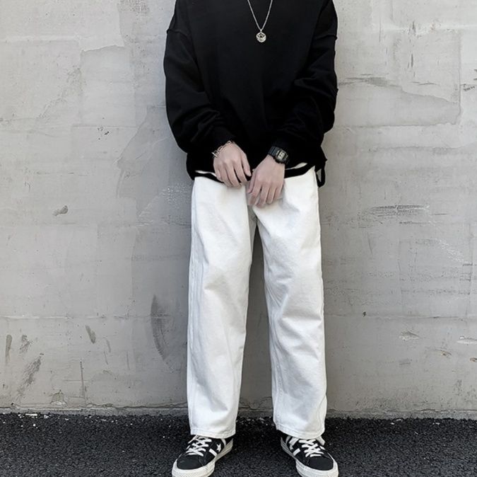 ワイドタックパンツ すっきりシルエットタックパンツ