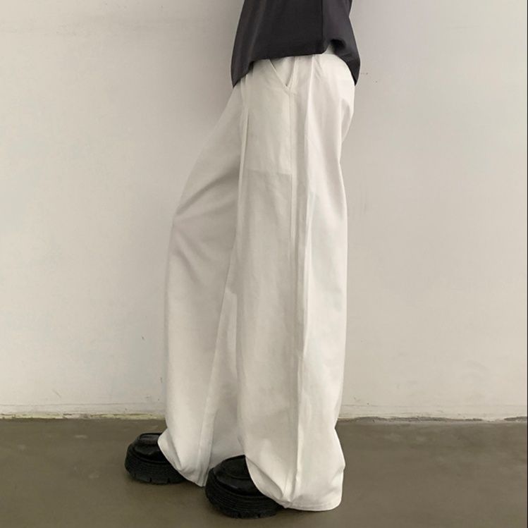 ワイドタックパンツ ゆったり美シルエットタックパンツ