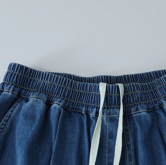 ワイドタックパンツ 流れる余裕 タック仕立てデニム