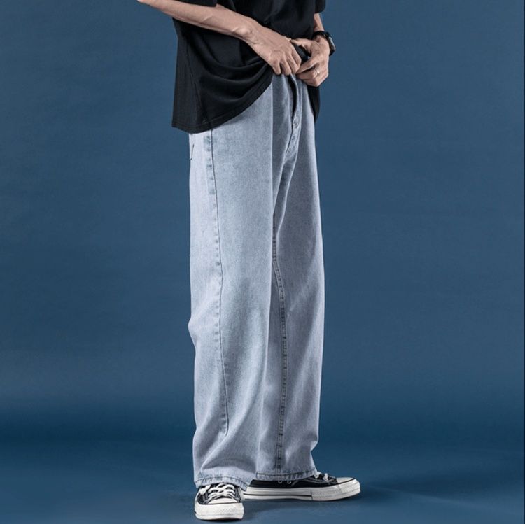 ワイドタックパンツ ゆったりシルエット タックデニム