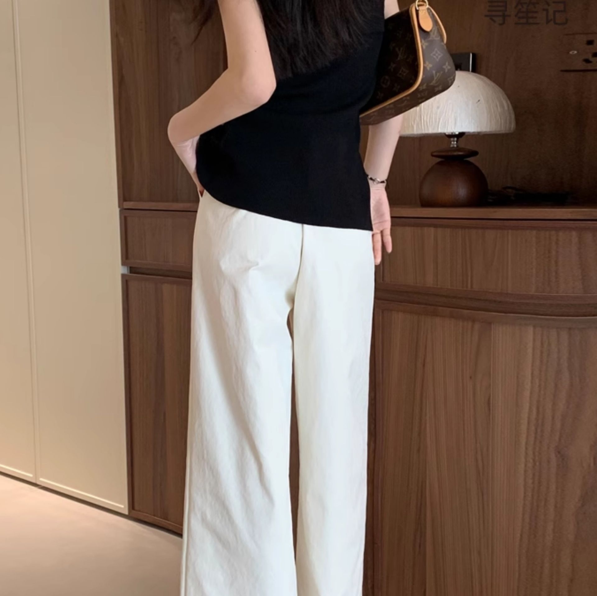 ワイドタックパンツ ワイドタックパンツ シルエット美人 タックワイドパンツ