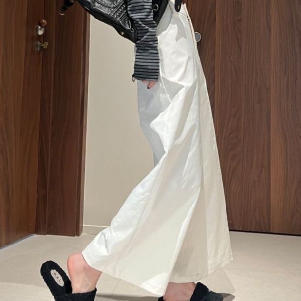 ワイドタックパンツ ワイドタックパンツ シルエット美人 タックワイドパンツ