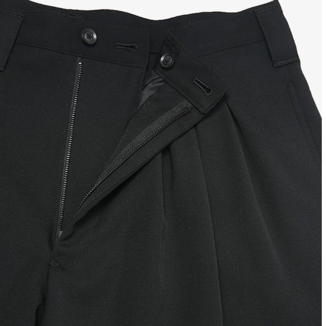 ワイドタックパンツ ワイドタックパンツ 美しいドレープ タックパンツ