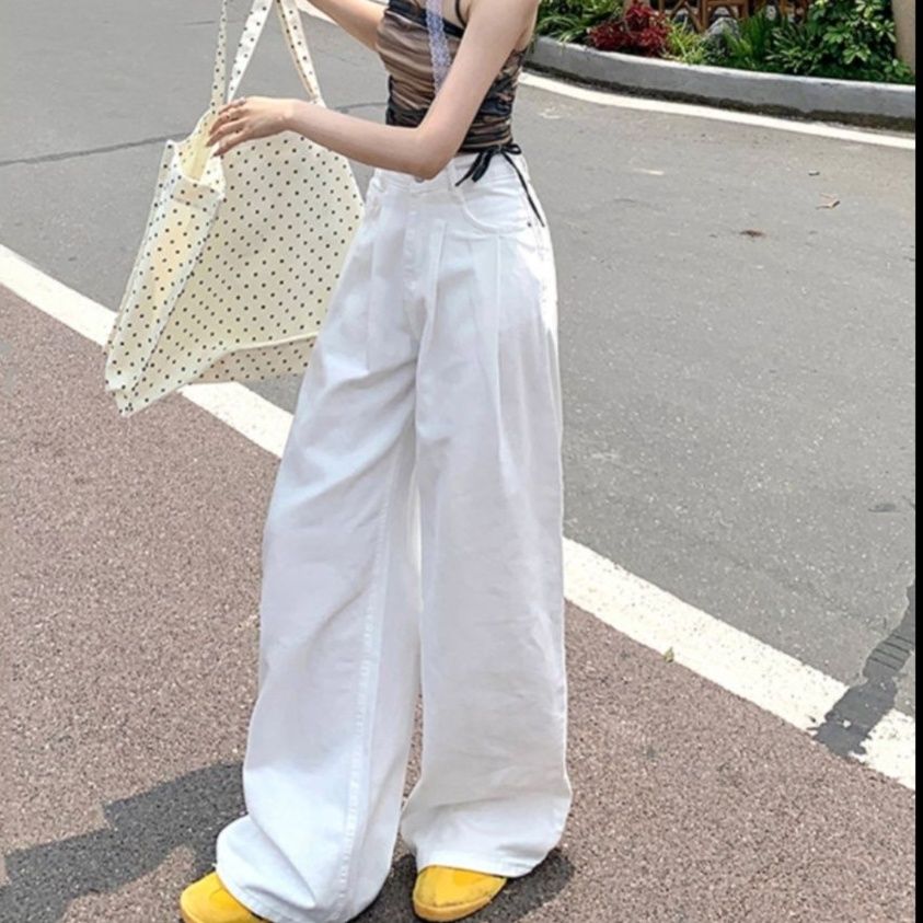 ワイドタックパンツ ワイドタックパンツ フレアシルエットリラックスパンツ