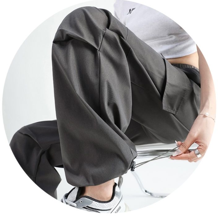 ワイドタックパンツ こだわり細部の調節可能ワイドパンツ