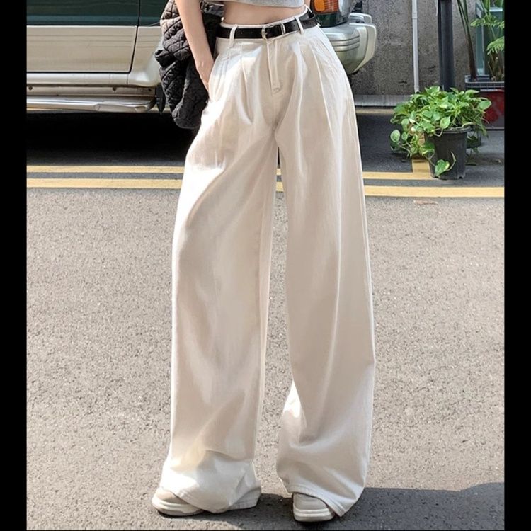 ワイドタックパンツ フレアシルエット優雅タックパンツ
