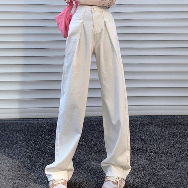ワイドタックパンツ ゆったりシルエットタックパンツ