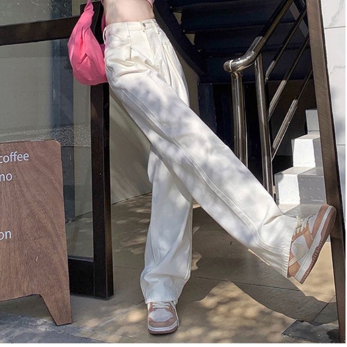 ワイドタックパンツ ゆったりシルエットタックパンツ