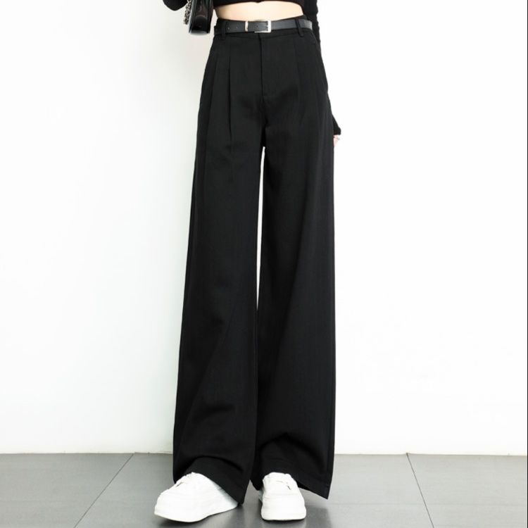 ワイドタックパンツ すらりと優雅なタック仕立てワイドパンツ
