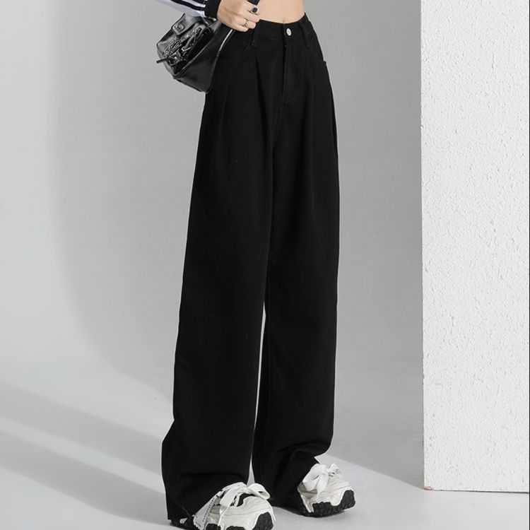 ワイドタックパンツ すっきりシルエット美脚パンツ