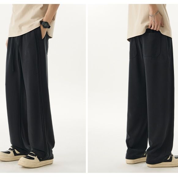 ワイドタックパンツ なめらかドレープワイドパンツ